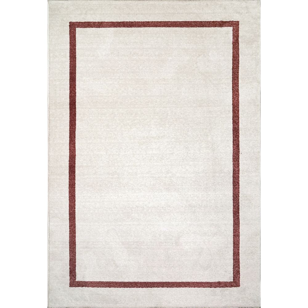 Dynamic Rugs 3301-103 Hera 9 Ft. X 11.5 Ft. Rectangle Rug in Ivory/Brick 